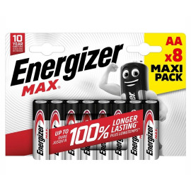 Bateria AA (LR6) alkaliczna 1,5V - Energizer MAX (blister 8 szt.) 